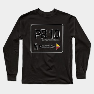 Madeira Island PR10 LEVADA DO FURADO logo Long Sleeve T-Shirt